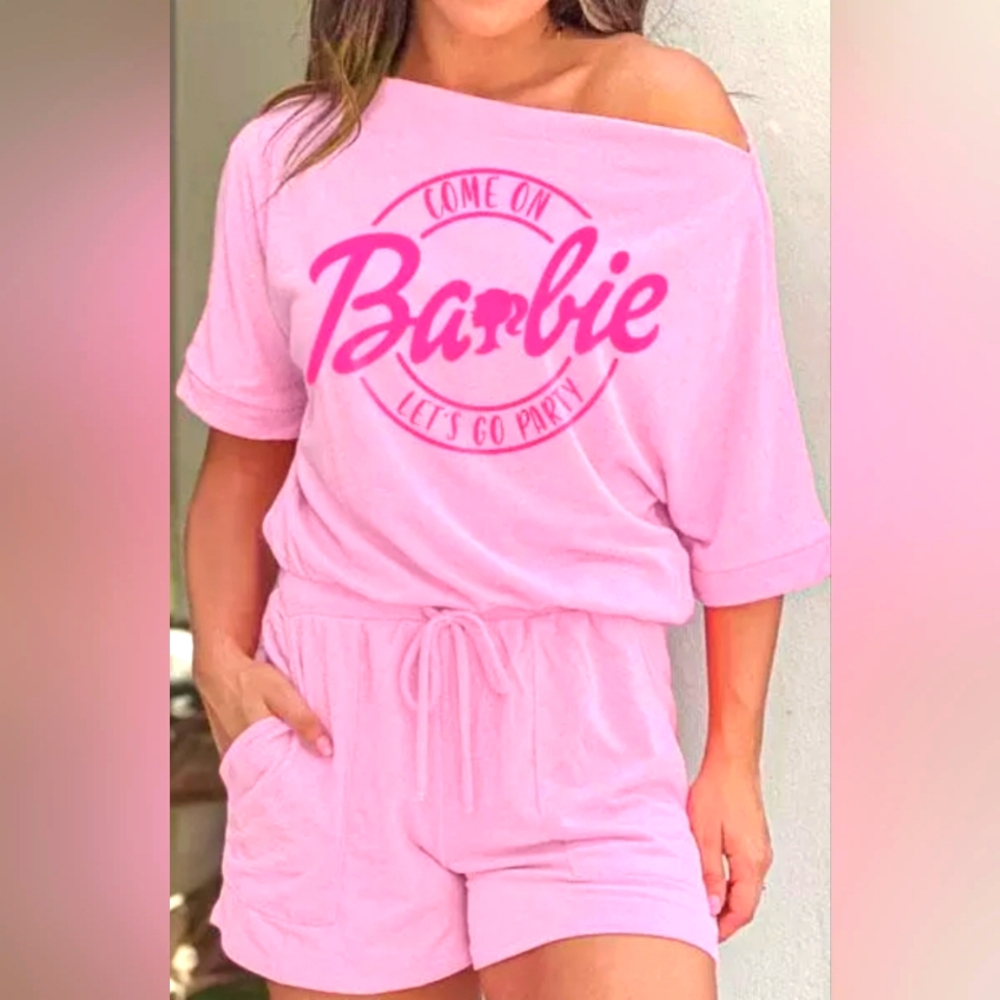 NWT Barbie Romper